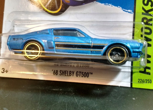 Priviet Ford Shelby Gt500 1968 Azul Hot Wheels Hw 2