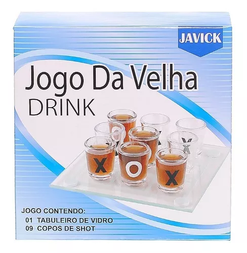 Jogo Da Velha Copos Drink Shot Dose Game Vira Vira Bebidas - clink - Jogo  de Roleta Shot - Magazine Luiza