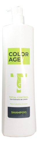 Shampoo Color Age Total Control Cabello Graso Con Limon Pelo
