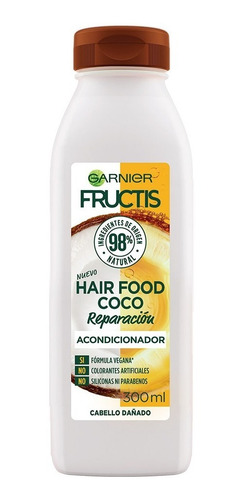Imagen 3 de 10 de Acondicionador Hair Coco 300ml Fructis