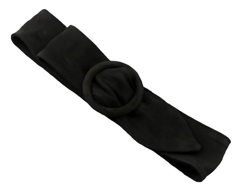 Cinturón Elegante Para Mujer Grueso Color Negro Talla 105-112cm