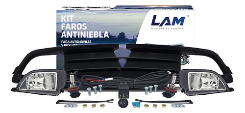 Kit Faro Auxiliar Gol Trend Saveiro 13/16 (ka080009)