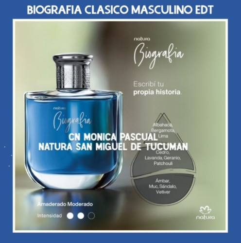 Biografia Clasico Natura Masc Edt 100ml Cn Monica Pascual