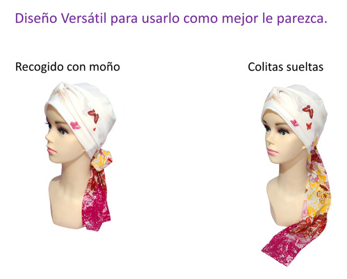 Turbante Para Mujer Oncológico Con Banda Elegante, Tyamia