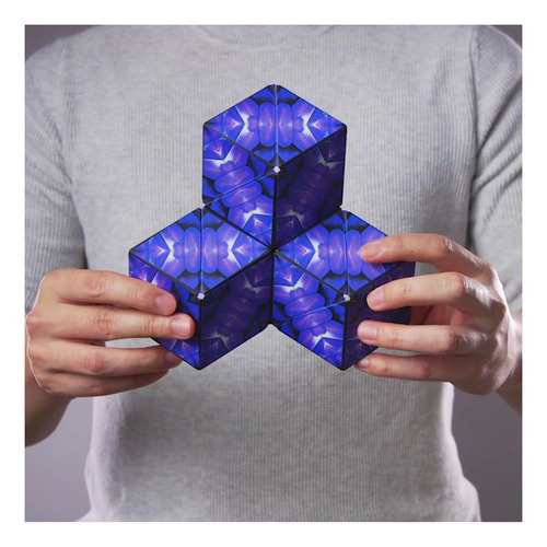 Cubo Mágico 3d Transformable Magnético 72 Formas Plegable