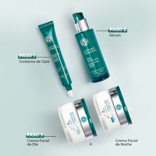 Set Efecto Lifting 2 Cremas Y 1 Contorno De Ojos Yves Rocher