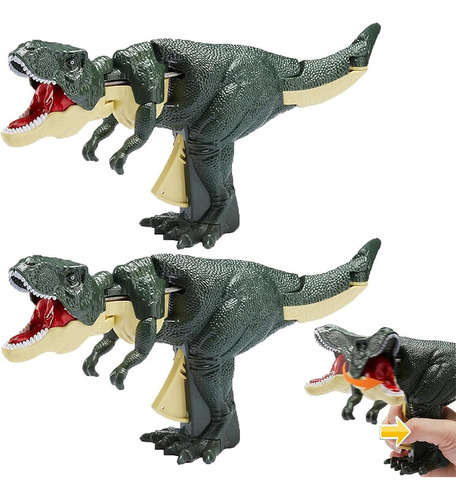2pzs The T-rex,juguetes Dinosaurio Niños Con Zazaza Sonido