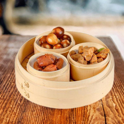 Cesta De Bambú Para Cocinar Al , Para Hacer Albóndigas, Al