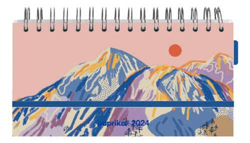 Agenda 2024 Paprika - Semanal 9x16 - Shantilove Txs Montaña Portada Multicolor En la montaña