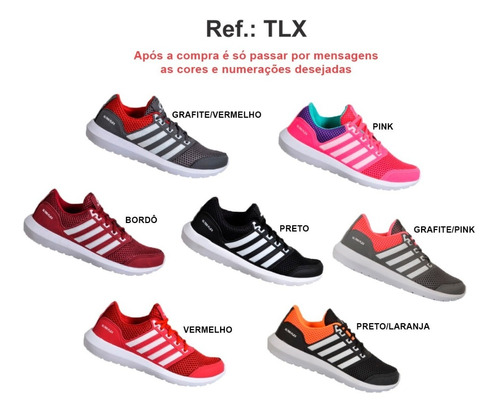 tenis feminino para academia em promoção