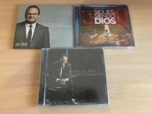 Combo De 3 Cds Y 2 Dvds Incluídos Marcos Witt Promo 