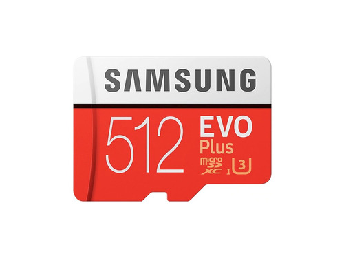 Cartão Samsung Micro Sd Evo Plus 512gb 100mb/s Sdxc U3 4k
