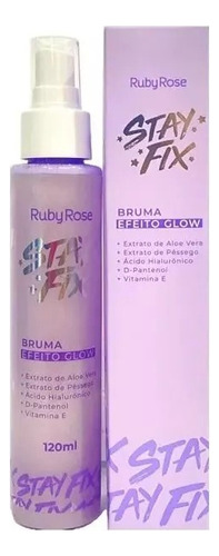 Bruma Facial Efeito Glow Stay Fix Ruby Rose