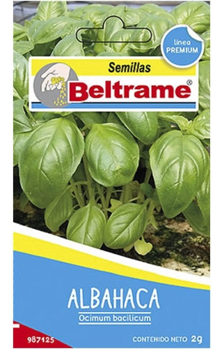 Semillas Huerta Y Aromáticas - Albahaca - Envío