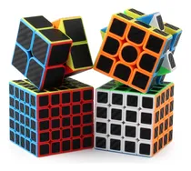 Comprar Cubos Rubik Qiyi 2x2 3x3 4x4 5x5 Stickerless Paquete 4 Estructura 6 Colores