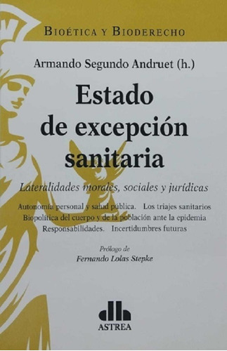 Estado De Excepción Sanitaria Andruet (h.) 