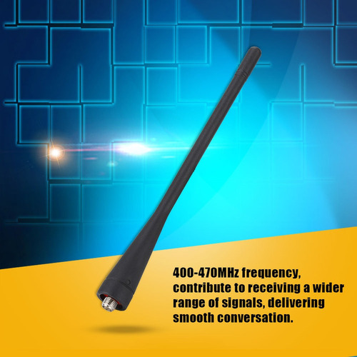Antena De Látigo Uhf Kra27 400-470mhz Para Kenwood Radio Tk3