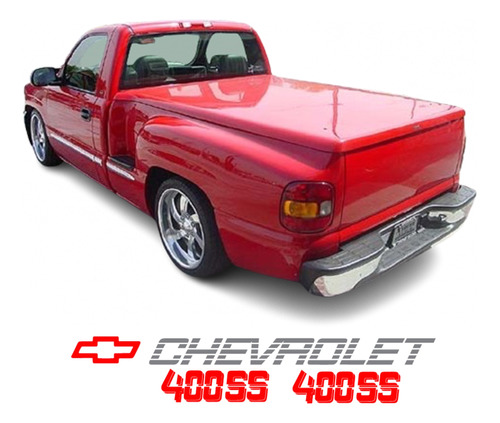 Sticker 400ss 3d Batea+tapa Compatible Con Pick Up Chevrolet