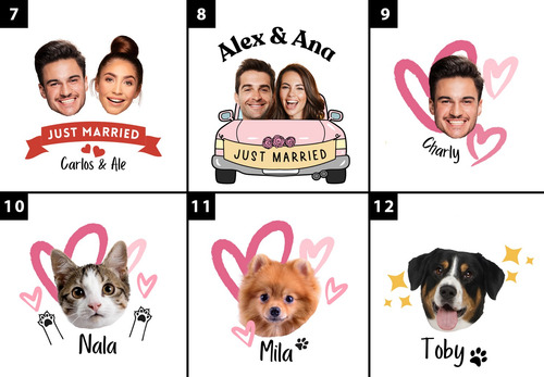 90 Tatuajes Temporales Personalizados Cumpleaños, Boda Personalizado (Usado)