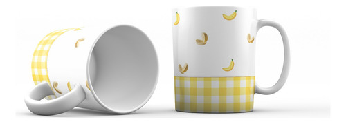 Caneca Banana Xadrez