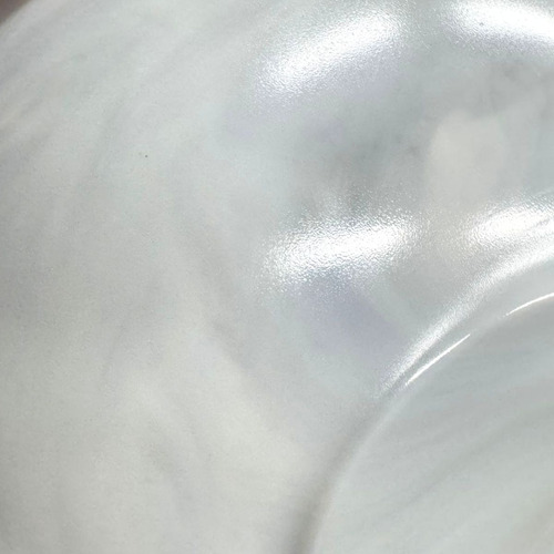 Diwali Juego 4 Bowls De Opal Tazón Cereal Diseño Mármol Gris