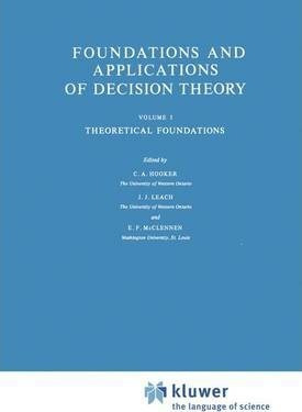 Libro Foundations And Applications Of Decision Theory - C...