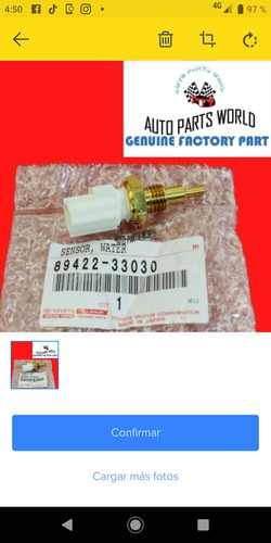 Sensor Temperatura Toyota Corolla 2008 2009 2010 2011 2012 