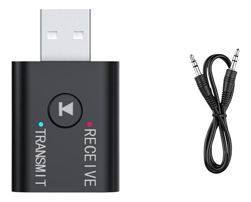 Receptor E Transmissor De Áudio Bluetooth Rca 3.5mm Aux Jack