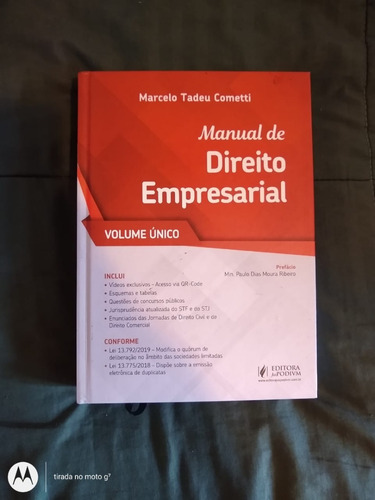 Manual De Direito Empresarial - Marcelo Tadeu Cometti - 2019