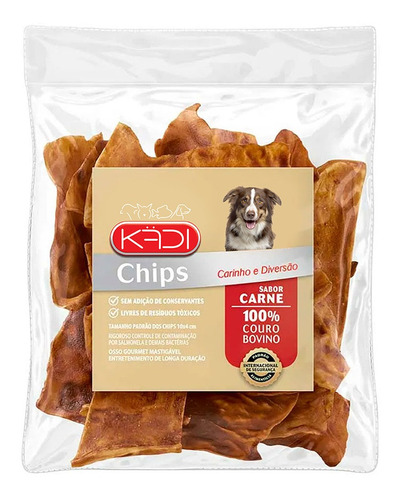 Petisco Ossinho P/ Cachorro Kadi Chips De Carne