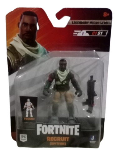 Fortnite Legendary Micro Serie Figura De Acciónde7cm Recruit