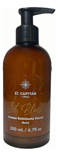 Creme Esfoliante Facial Jet Black 200ml El Capitan