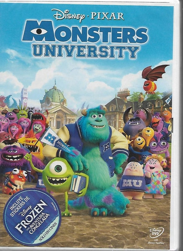 Dvd Original Monsters University - Disney Pixar - Sellada!