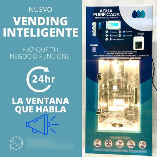 Imagen 1 de 9 de Vending  Despacho Automático De Agua Purificada Inteligente