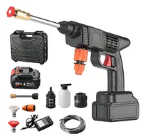 Comprar Lavadora de alta presión portátil recargable a presión para coche, color negro