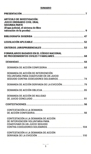 Juicio Ordinario Civil Oral Segunda Parte (etapa Judicial, El Sistema De Libre Valoración De La Prueba)