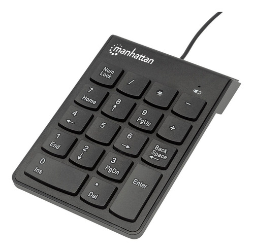 Teclado Usb Numerico Manhattan 176354 Membrana Tipo Laptop