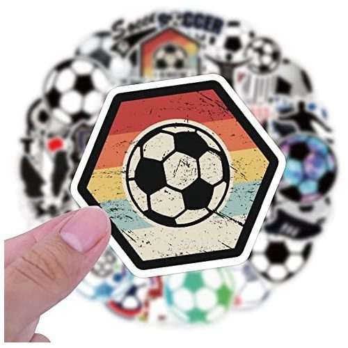 50pcs Pegatinas De Fútbol,soccer Deportes Calcomanías Gy47u