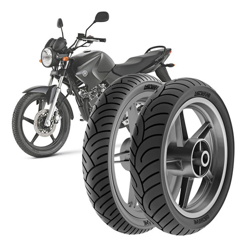 2 Pneu Moto Factor Rinaldi 90/90-18 57p 80/100-18 47p Hb37