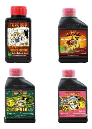 Combo Top Crop Deeper 100ml + Barrier + Veg + Bloom 250ml