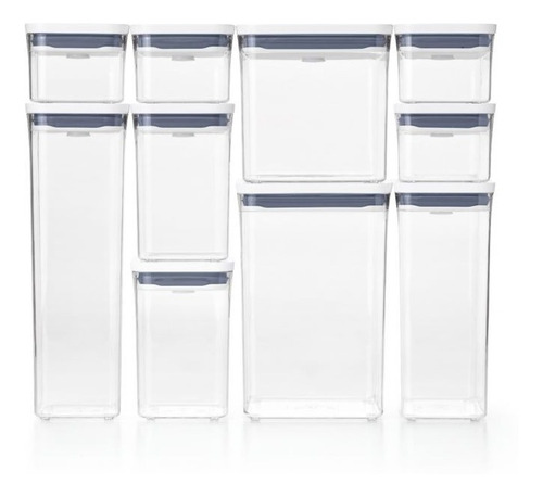 Imagen 2 de 4 de Contenedor Pop Rectangular 1,1lts - Oxo