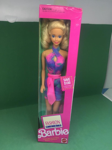 Barbie Antiga Fashion Play 1991 Loira Anos 80 90