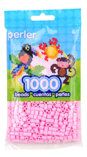Perler Cuenta Fusibl Para Manualidad 1000 Unidad Rosa Claro
