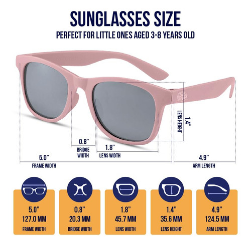 Gafas De Sol Polarizadas Para Bebés Con Correa Para Bebés De