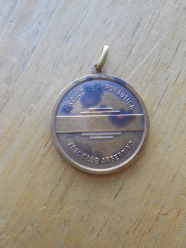Medalla Circulo Aeronautica Foto Club Argentino - Concurso (Usado)