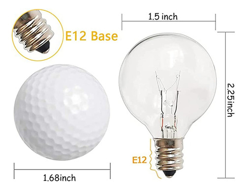 Y 25 G40 Focos E12 5 W Exterior Repuestos Luces 120 V An