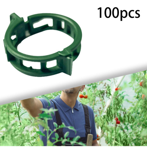100 Uds Clips Para Clips Para Enrejado De Jardín Verde