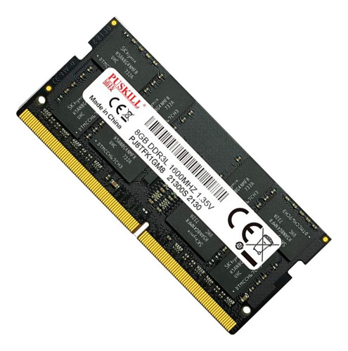 Memoria Ram 8gb Ddr3l Puskill Ddr3l, 8gb,1600 Mhz Nova!!!