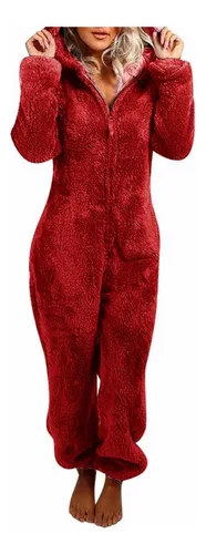 Yi Mono Mujer Con Capucha Manga Larga Pijama Casual