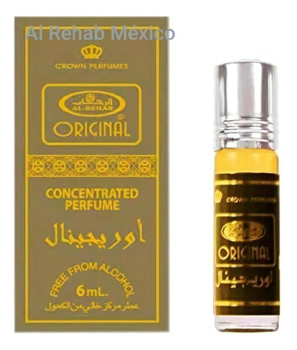 1xoriginal Perfume Árabe Al Rehab 6 Ml Sándalo Ámbar Musgo